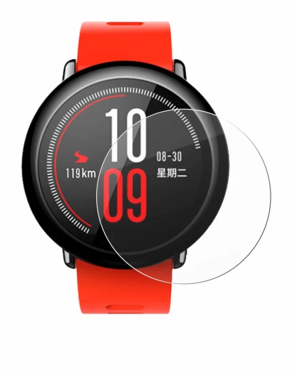 Imagen del dispositivo Huami Amazfit Pace con una amplia variedad de protectores de pantalla.