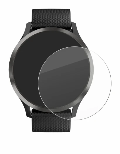 Imagen del dispositivo Garmin vivomove HR con una amplia variedad de protectores de pantalla.