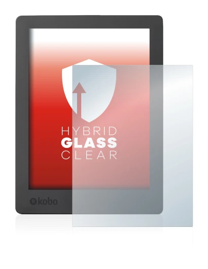 Imagen del dispositivo Kobo Aura H2O Edition 2 con una amplia variedad de protectores de pantalla.
