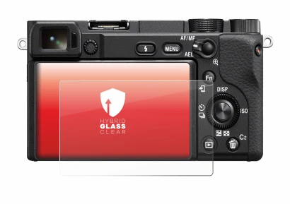 Imagen del dispositivo Sony Alpha 6100 con una amplia variedad de protectores de pantalla.