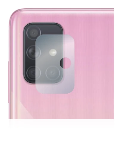 Imagen del dispositivo Samsung Galaxy A51 (SÓLO Cámara) con una amplia variedad de protectores de pantalla.