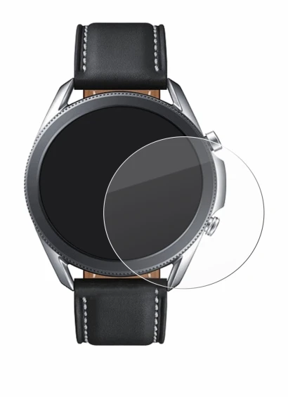Imagen del dispositivo Samsung Galaxy Watch 3 (45mm) con una amplia variedad de protectores de pantalla.