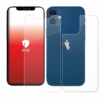 Imagen del dispositivo Apple iPhone 12 (Frontal+Trasero) con una amplia variedad de protectores de pantalla.