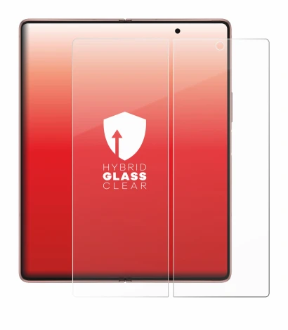 Imagen del dispositivo Samsung Galaxy Z Fold 2 5G (Pantalla interior) con una amplia variedad de protectores de pantalla.