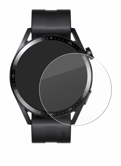Imagen del dispositivo Huawei Watch GT 3 (46 mm) con una amplia variedad de protectores de pantalla.