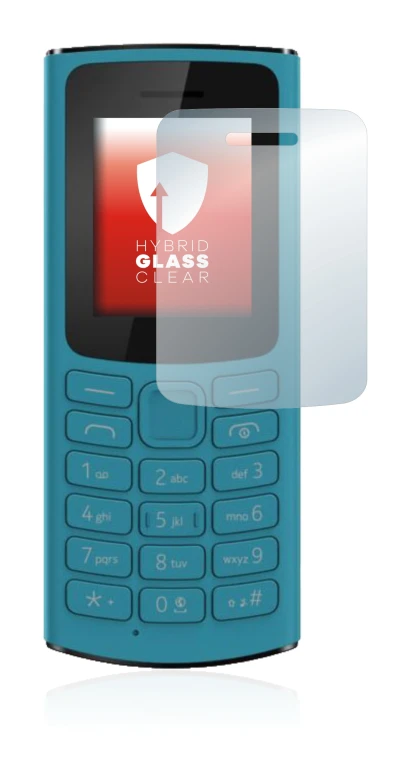Imagen del dispositivo Nokia 105 4G 2021 con una amplia variedad de protectores de pantalla.