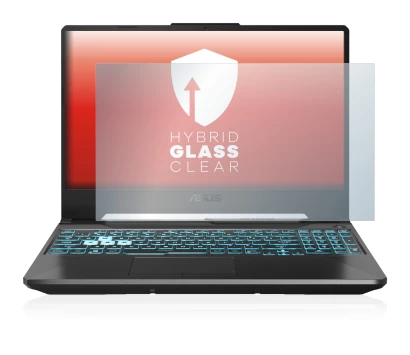 Imagen del dispositivo ASUS TUF Gaming A15 con una amplia variedad de protectores de pantalla.