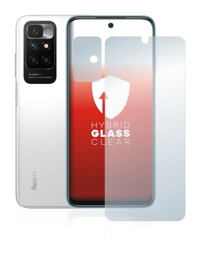 Imagen del dispositivo Xiaomi Redmi 10 (Frontal+Cámara) con una amplia variedad de protectores de pantalla.