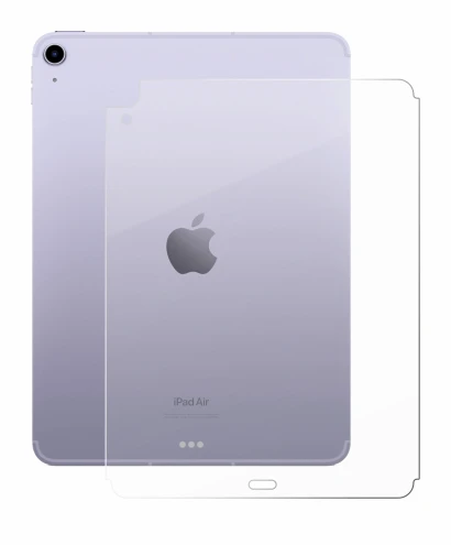 Imagen del dispositivo Apple iPad Air 5 WiFi 2022 (Trasero, 5a Gen.) con una amplia variedad de protectores de pantalla.