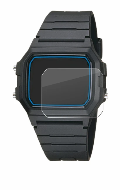 Imagen del dispositivo Casio F-105W-1AWYEF con una amplia variedad de protectores de pantalla.