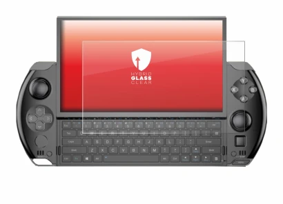 Imagen del dispositivo GPD Win 4 con una amplia variedad de protectores de pantalla.