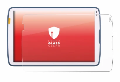 Imagen del dispositivo Zebra ET40 10.1" con una amplia variedad de protectores de pantalla.