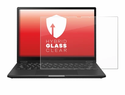 Imagen del dispositivo ASUS ROG Flow X13 2023 con una amplia variedad de protectores de pantalla.