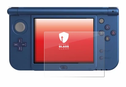Imagen del dispositivo Nintendo New 3DS XL (Pantalla inferior) con una amplia variedad de protectores de pantalla.