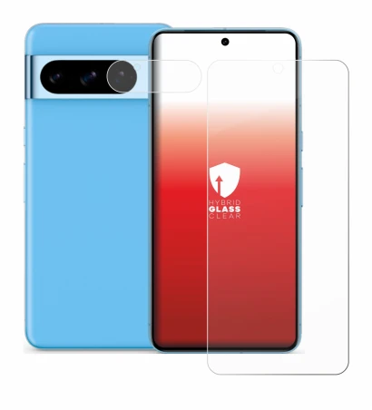 Imagen del dispositivo Google Pixel 8 Pro (Frontal+Cámara) con una amplia variedad de protectores de pantalla.