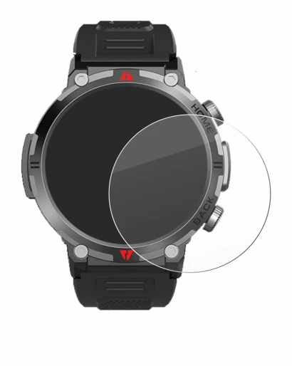 Imagen del dispositivo IFMDA S100 1.45" con una amplia variedad de protectores de pantalla.