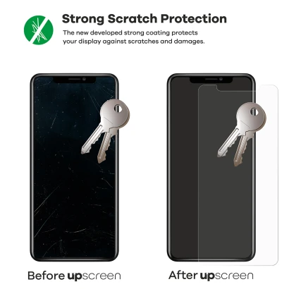 2 dispositivos – uno con upscreen, otro sin. Cada uno está acompañado por 2 llaves. El dispositivo sin upscreen está muy rayad