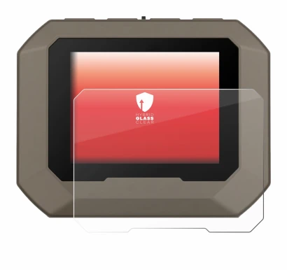 Imagen del dispositivo Garmin Xero C1 Pro con una amplia variedad de protectores de pantalla.