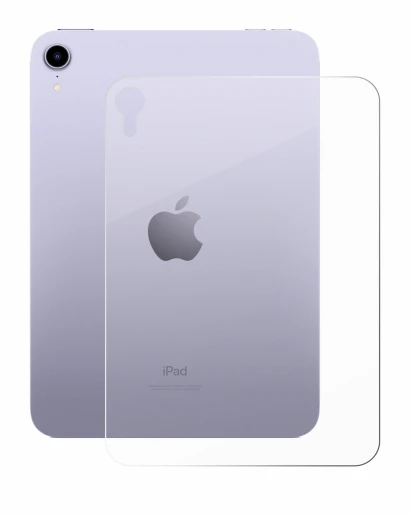 Imagen del dispositivo Apple iPad Mini 7 WiFi 2024 (Trasero) con una amplia variedad de protectores de pantalla.