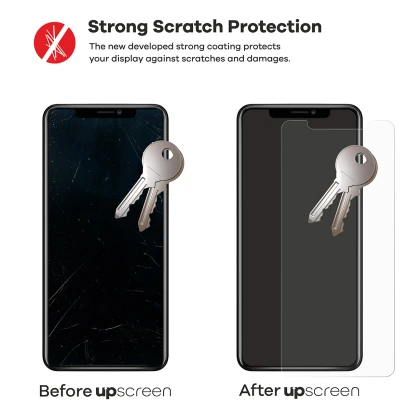 2 dispositivos – uno con upscreen, otro sin. Cada uno está acompañado por 2 llaves. El dispositivo sin upscreen está muy rayad