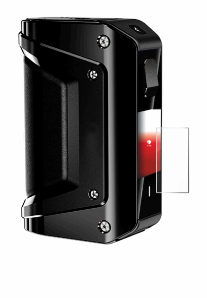 Imagen del dispositivo geekvape Aegis 3 con una amplia variedad de protectores de pantalla.