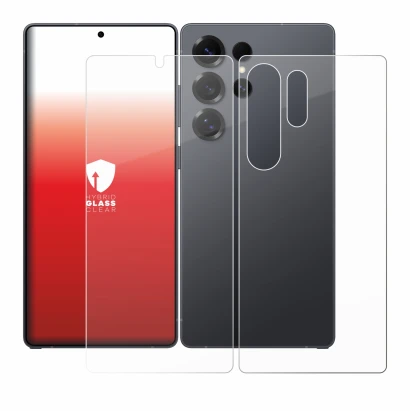 Imagen del dispositivo Samsung Galaxy S25 Ultra Enterprise Edition (Frontal+Trasero) con una amplia variedad de protectores de