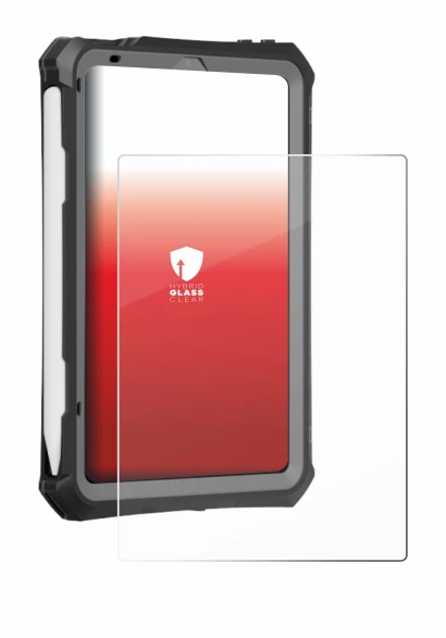 Imagen del dispositivo Apple iPad Mini 7 2024 (case-friendly) con una amplia variedad de protectores de pantalla.