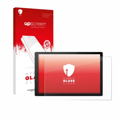 Parte frontal de un envase de producto con el logotipo de la marca upscreen. Al lado se muestra el dispositivo EcoFlow PowerIn