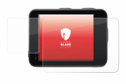 Imagen del dispositivo Akaso Brave 7 con una amplia variedad de protectores de pantalla.