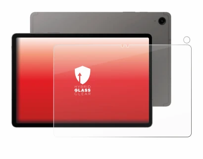 Imagen del dispositivo Samsung Galaxy Tab S9 FE (Frontal+Cámara) con una amplia variedad de protectores de pantalla.