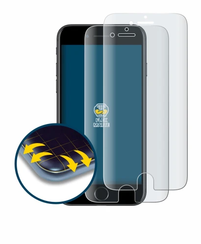 Imagen del dispositivo Apple iPhone 7 con una amplia variedad de protectores de pantalla.