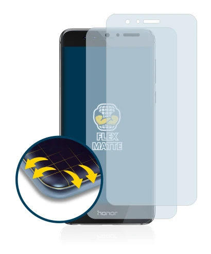 Imagen del dispositivo Honor 8 con una amplia variedad de protectores de pantalla.