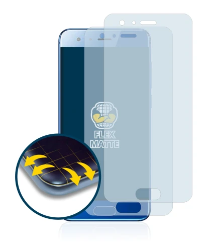 Imagen del dispositivo Honor 9 con una amplia variedad de protectores de pantalla.