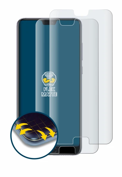 Imagen del dispositivo Huawei P20 Pro con una amplia variedad de protectores de pantalla.