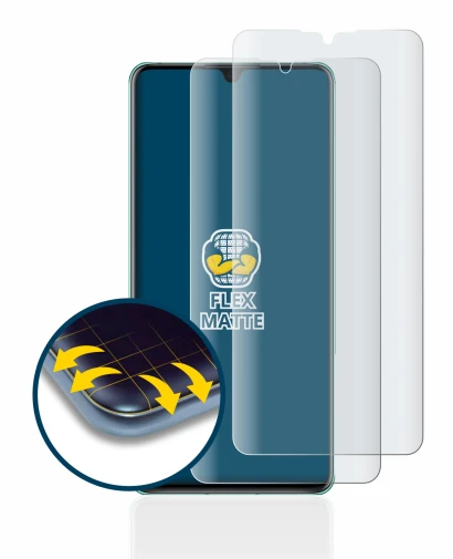 Imagen del dispositivo Huawei P30 con una amplia variedad de protectores de pantalla.