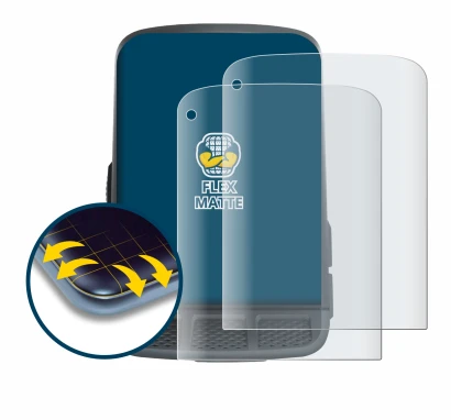Imagen del dispositivo Wahoo Elemnt Roam con una amplia variedad de protectores de pantalla.