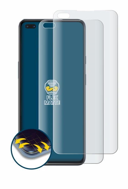 Imagen del dispositivo OnePlus Nord con una amplia variedad de protectores de pantalla.