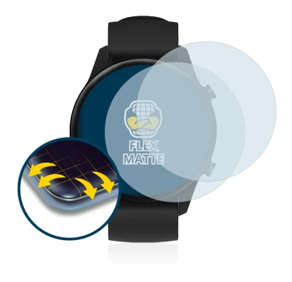 Imagen del dispositivo Xiaomi Mi Watch 2021 con una amplia variedad de protectores de pantalla.