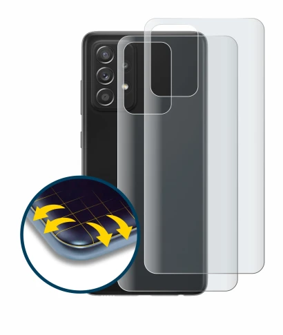 Imagen del dispositivo Samsung Galaxy A52s 5G (Trasero) con una amplia variedad de protectores de pantalla.