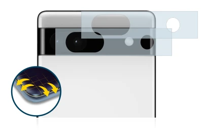 Imagen del dispositivo Google Pixel 6a (SÓLO Cámara) con una amplia variedad de protectores de pantalla.