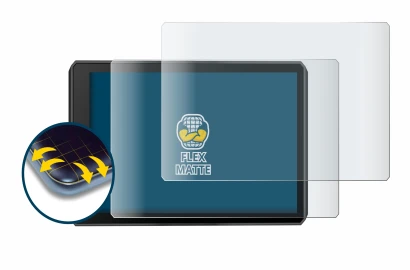 Imagen del dispositivo Garmin zumo XT2 con una amplia variedad de protectores de pantalla.