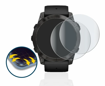 Imagen del dispositivo Garmin Epix Pro (Gen 2) (51 mm) con una amplia variedad de protectores de pantalla.