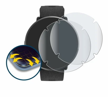 Imagen del dispositivo Polar Ignite 3 Titanium con una amplia variedad de protectores de pantalla.