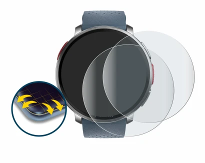 Imagen del dispositivo Polar Vantage V3 con una amplia variedad de protectores de pantalla.