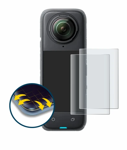 Imagen del dispositivo Insta360 X4 con una amplia variedad de protectores de pantalla.