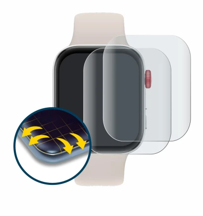 Imagen del dispositivo Huawei Watch Fit 3 con una amplia variedad de protectores de pantalla.