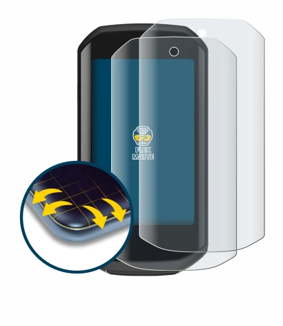 Imagen del dispositivo Garmin Edge 1050 con una amplia variedad de protectores de pantalla.