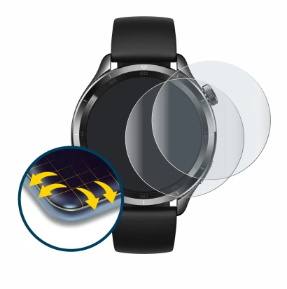 Imagen del dispositivo Xiaomi Watch S4 (47 mm) con una amplia variedad de protectores de pantalla.