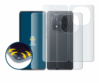 Imagen del dispositivo Xiaomi Redmi Note 14 Pro Plus (Frontal+Trasero) con una amplia variedad de protectores de pantalla.