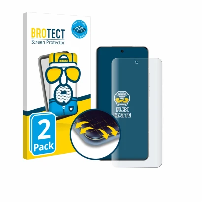 Parte frontal de un envase de producto con el logotipo de la marca BROTECT. Al lado se muestra el dispositivo Xiaomi 15 Ultra 